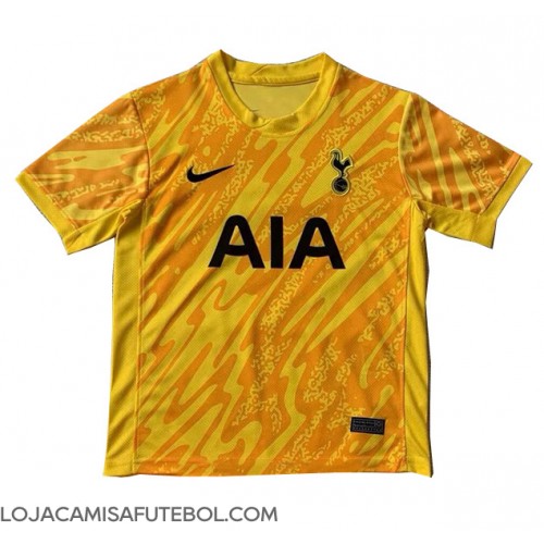 Camisa de Futebol Tottenham Hotspur Goleiro Equipamento Principal 2024-25 Manga Curta